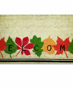 Doormat - Design Coir Welcome Leaves - 70 x 40 x 1.4 cm - CMD00005