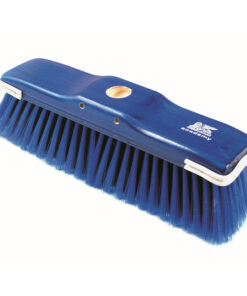 Floor Broom - Head Only - GB6 - Soft - Black PVC Fibre - Coloured Synthetic Border - Buffers - Pack of 30 - F3316