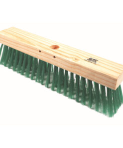 Gutter Sweeper Broom - Head Only - Green Synthetic Fibre (0.75mm) - 37.5cm - Pack of 12 - F3108