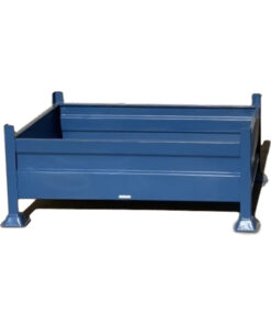 Stillage Bin - Stackable Steel Bin - Solid Side - Blue - 1500Kg - SB4312