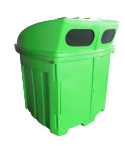 Recycle Bin - Plastic - 1000L - 126 x 103 x 153 cm - LB075A