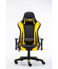 Gaming Chair - High Back - Cyber - Racing - 132 x 58 x 67 cm - Black And Yellow - RGC-9091