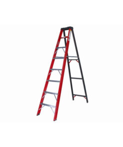 Fibreglass Single Sided Ladder - Industrial A-Frame - 6 Steps - 1.8m - FGS6