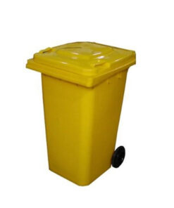 Wheelie Bin - 240L - 2 Wheel - Plastic - Yellow - 0089