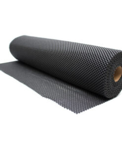 Protective Liner - GripSafe Non-Slip Workbench, Shelf and Tray Protector - 1000 x 60 x 0.4 cm - Black - GS010001