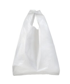 White Plastic Carrier Bags 30 Micron - Midi 270 - 56 x 13 cm - Pack of 1000 - 2G_PLCAMD30