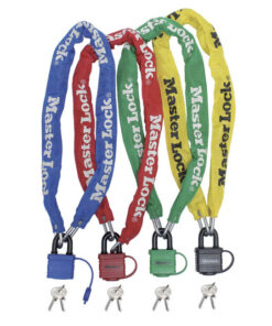 Bicycle Chain and Padlock - MA300025-red