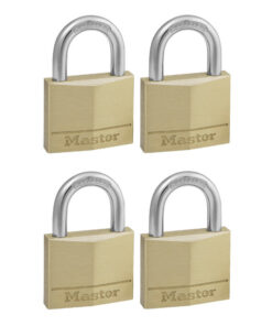 Brass Padlock - Keyed - 40mm - 4 Pack - Pack of 4 - MA207768