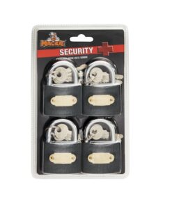 Padlock - Iron - 4k/A - 50mm - Pack of 4 - 97031082