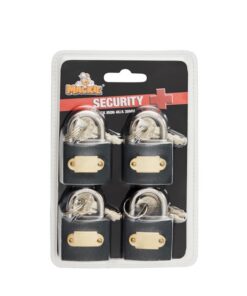 Padlock - Iron - 4k/A - 30mm - Pack of 4 - 97031037