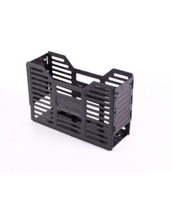 A4 Slatted Plastic Filing Container - Recycled - 32 x 10 x 22 cm - Black - Pack of 20 - 03RSLPC