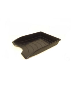 Letter Tray - Plastic - Recycled - Single - 35 x 26 x 6 cm - Black - Pack of 20 - 015LT-RS