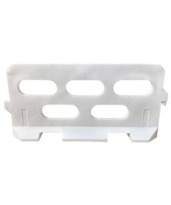 Road Barrier - Traffic - Plastic - Big Foot - White - 2M - (MOQ 50) - SXS101BFWHT
