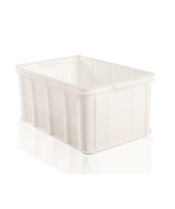 Plastic Crate - Meat Bin - SABS Approved - 52L - White - Pack of 45 - MT64285-white
