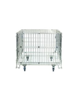 Hypercage - Mobile - Wire - With Lid - 65mm Mesh - 100 x 120 x 100 cm - MHCS10000ALID65