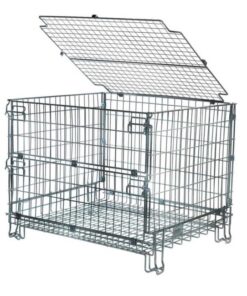 Hypercage - Wire - Standard - Static - With Lid - 65mm Mesh - 100 x 120 x 100 cm - HCS10000ALID65
