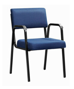 Office Chair - Economy Arm - Square Tube - 88 x 60 x 60 cm - SE016-blue