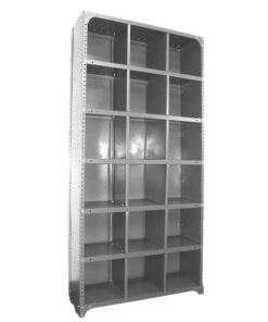 Pigeon Hole Steel Cabinet - 18 Compartment - 180 x 90 x 45 cm - PH002-grey