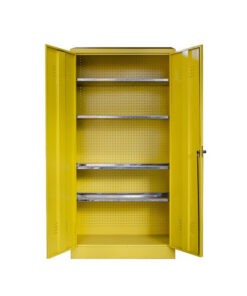 Steel Hazardous Material Cabinet - 180 x 90 x 45 cm - HAZCAB1-yellow