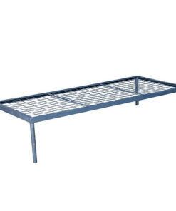 Steel Single Divan Bed - 190 x 76 cm - DB01-grey