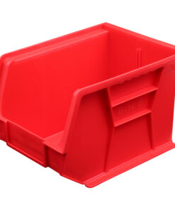Stack & Hang Parts Storage Bin - Small Plastic Container - Size 6 - 28 x 21 x 18 cm - Red - BIN-6-RED