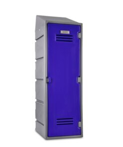 Plastic Clothes Locker - HACCP Compliant - Slanted Top - LOCKERCLOTHES-SLANT