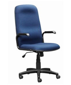 Office Chair - Economy High Back - Swivel and Tilt - 108 x 57 x 68 cm - SE012-blue