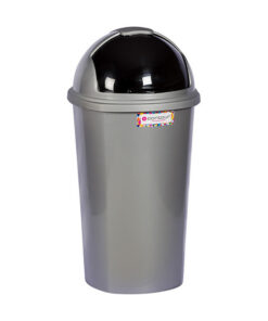 Contour 25L Plastic Dust Bin - Round Swing Lid - Colour Options - Pack of 5