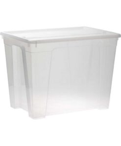 65L - Storage Box - Plastic - Colour Options - Pack of 5