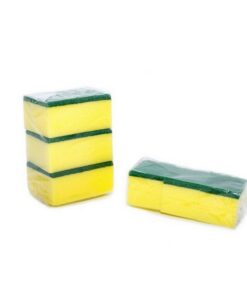 Sponge Scourers - Small - 75mm x 55mm - Pack of 3