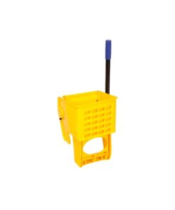 Double Trolley Plastic Mop Wringer - For 50L Econo Bucket - Yellow