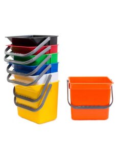6L Rectangular Plastic Bucket - Colour Options