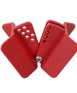 Lockout Butterfly Y Valve - Red - 5.5 x 1.6 x 1.3cm