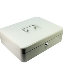 Steel Cash Box - 30 x 24 x 9cm - Colour Options