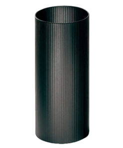 Steel Litter Bin - Fluted - 240 Ø x 600 (H) mm - Colour Options - 524BL