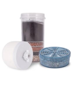 Water Filter - P&M Filter Combo - Ceramic, Carbon, and Mineral Stones