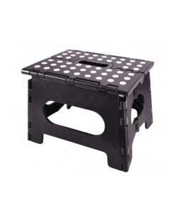 Plastic Folding Step - Steppie - 1 Step - 32 x 25 x 22cm - Black