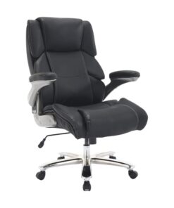 High Back Office Chair - Big and Tall Comfort - Swivel and Tilt - Gas Height - Black