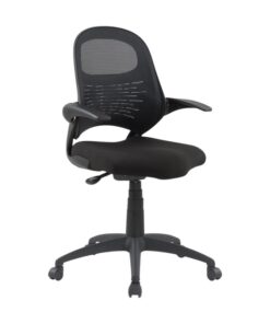 Ergonomics Office Chair - Sit and Stand - Forward Tilt - Fabric - Gas Height - Black