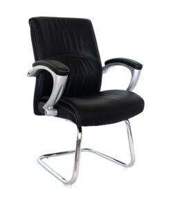 Visitors Arm Chair - Big Guy - PU Leather - Colour Options