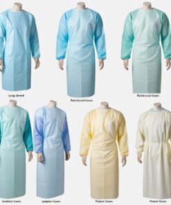 Bulk Disposable Isolation Gown large