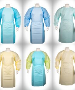 Disposable STERILE REINFORCED Surgical gown - 1 unit (50gsm)
