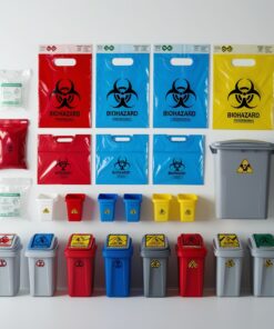 yellow sharps bin