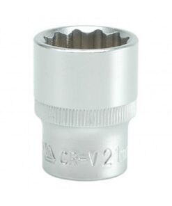 Bi-hex Socket - 12 Point - Chrome Vanadium - 1/2" Connector - Standard Length - 21mm - YT-1283