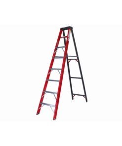 Fibreglass Single Sided Ladder - Industrial A-Frame - 16 Steps - 4.8m - FGS16