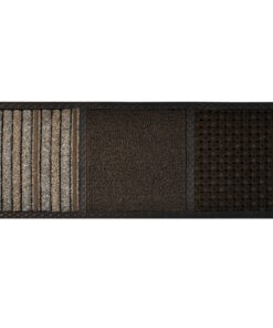 Disinfectant Mat - COBAcare Trio Zone - 99.5 x 39.5 x 1.5 cm - Brown, Brown and Beige - CDM006