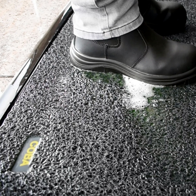 Disinfectant Mat - COBAcare - 90 x 70 x 1.5 cm - Black - CDM001