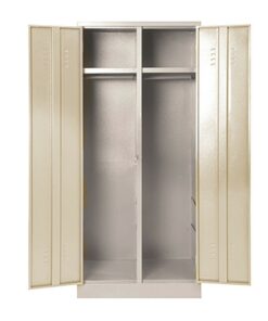 Steel Hostel Locker - Metal - Double - 180 x 79 x 52 cm - DHL04-ivorykaroo