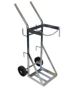 Gas Bottle Trolley - Single LPG Canister - 34 x 52 x 126 cm - Load Capacity 200kg - SX3-WSR