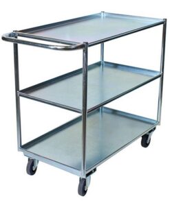 Stock Picking Trolley - 3 Shelf - Galvanised - 110 x 61 x 110 cm - Load Capacity 240kg - SP42-3